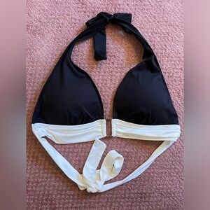 Ralph Lauren bathing suit top. Black and white